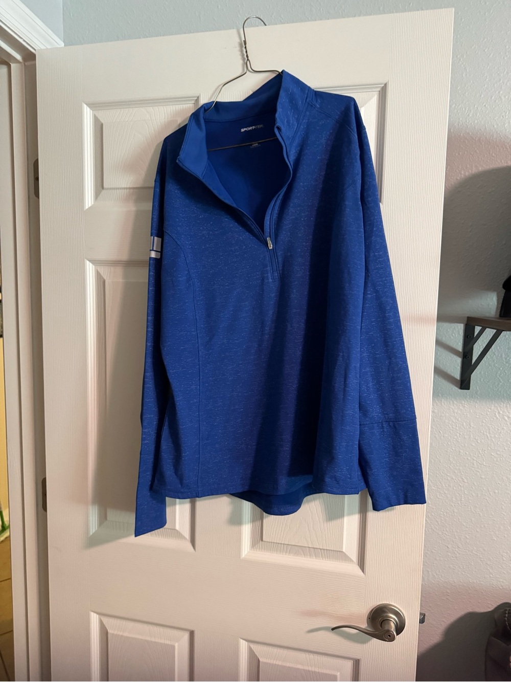 Night reflective Blue Women's Half-Zip Jacket